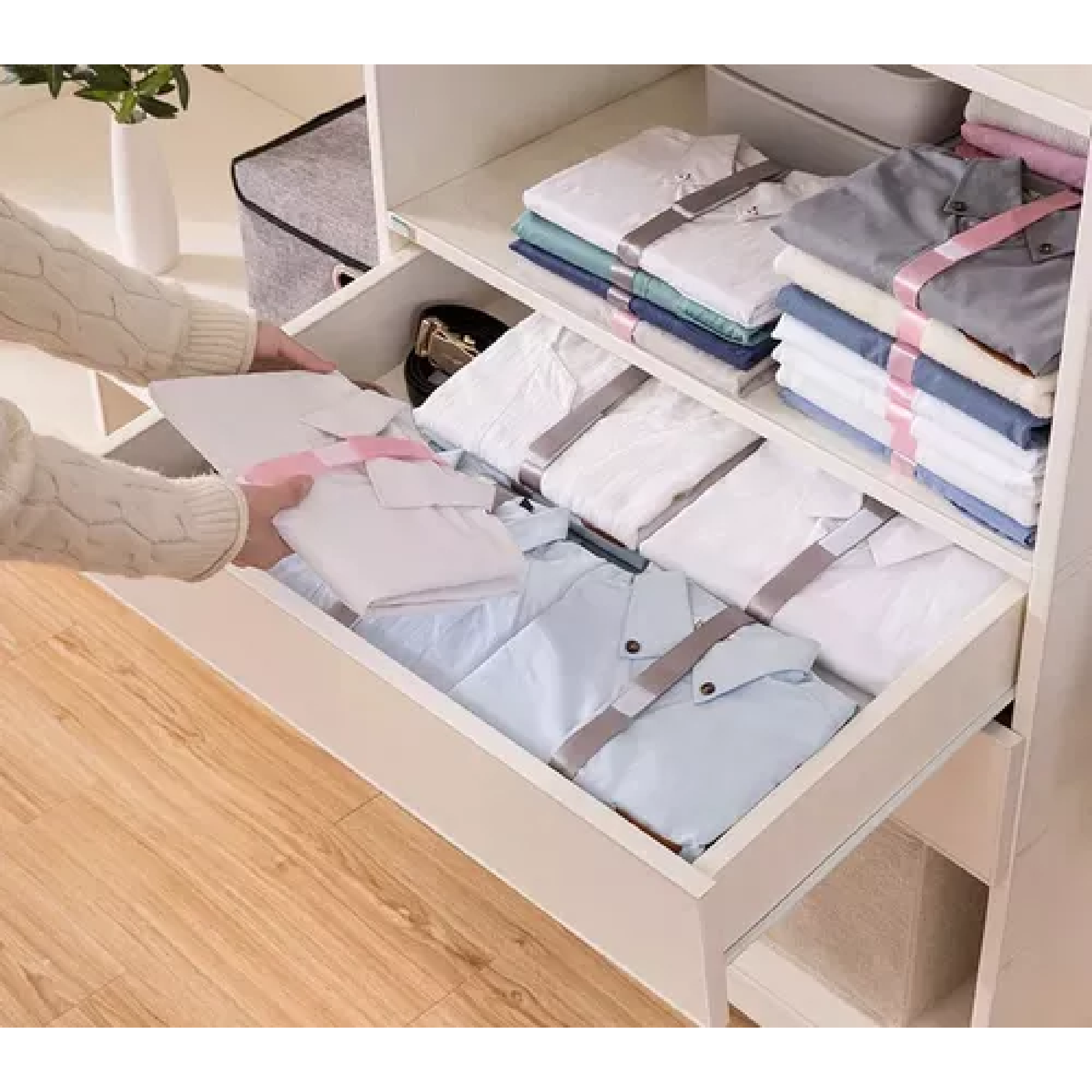 Miniatura 3 de Doblador Organizador De Camisas X5 Unds